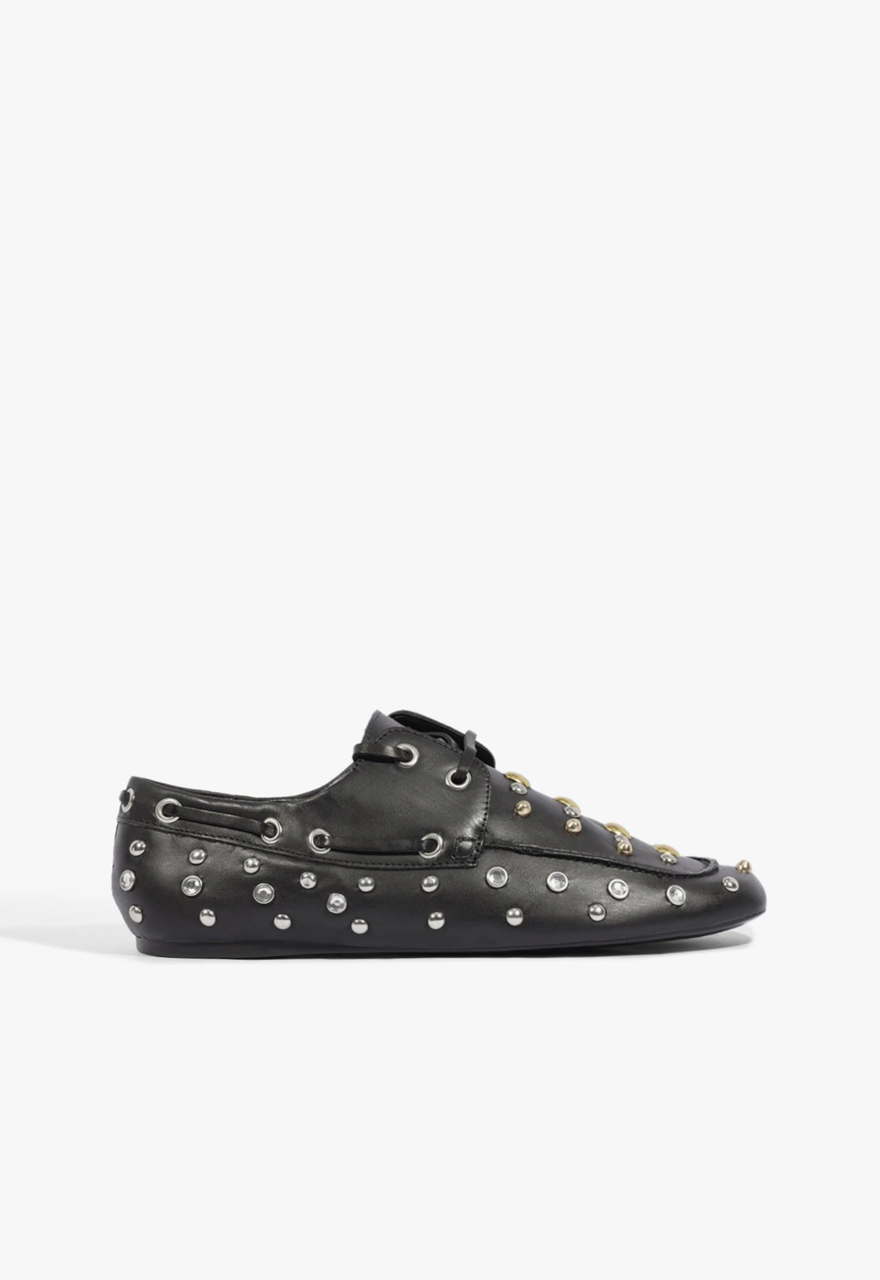 Mocassim Michaella Couro Preto