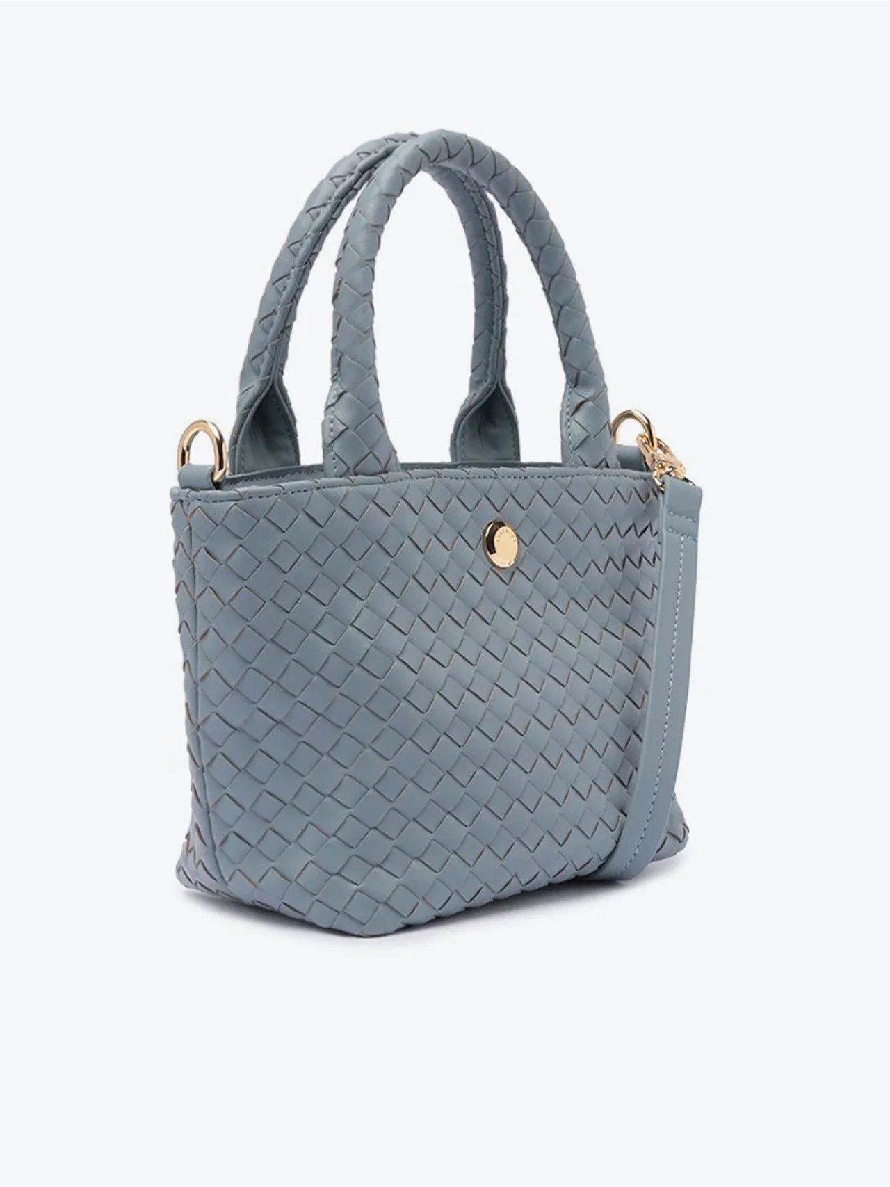 Bolsa Tote Média Matelassê Azul