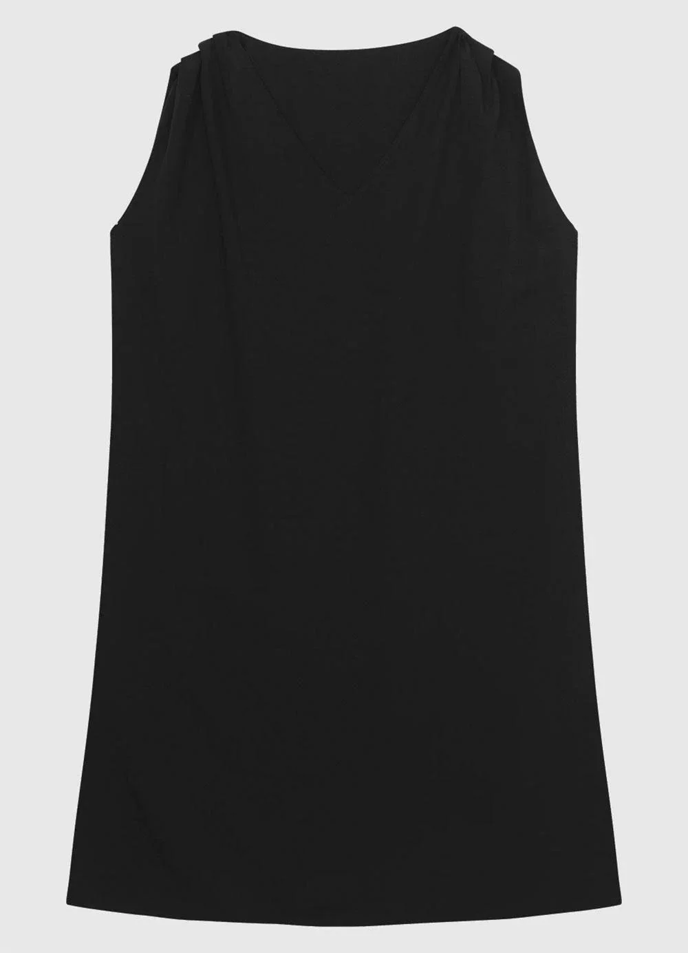 Enfim - Vestido Curto Evasê Preto
