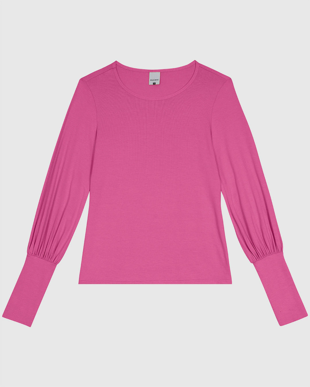 Blusa Feminina Manga Bufante Em Viscose Stretch