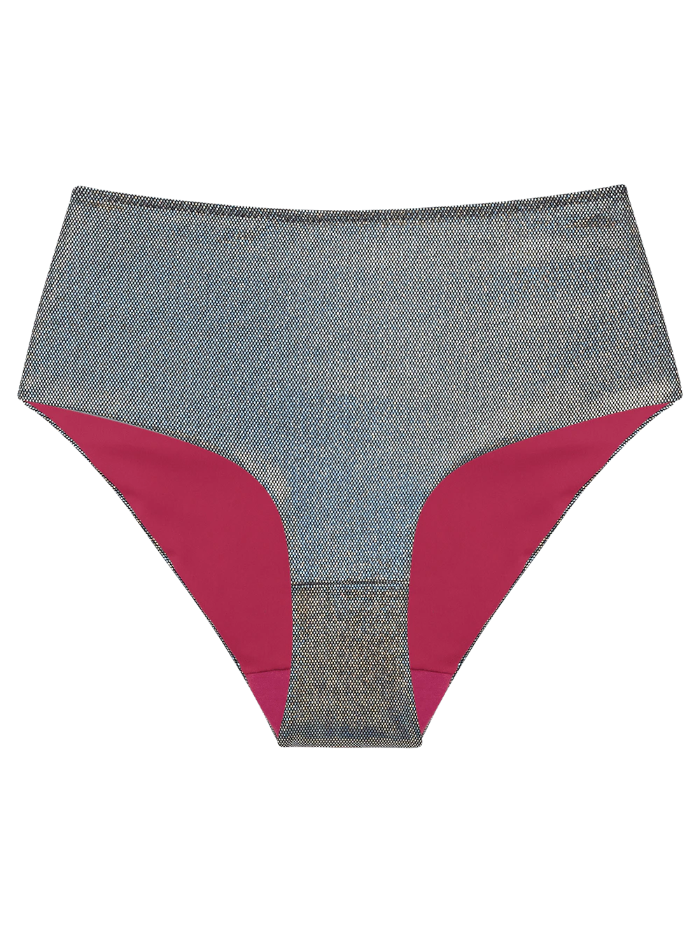 Calcinha Hot Pant Metalizado Kim Multicolor