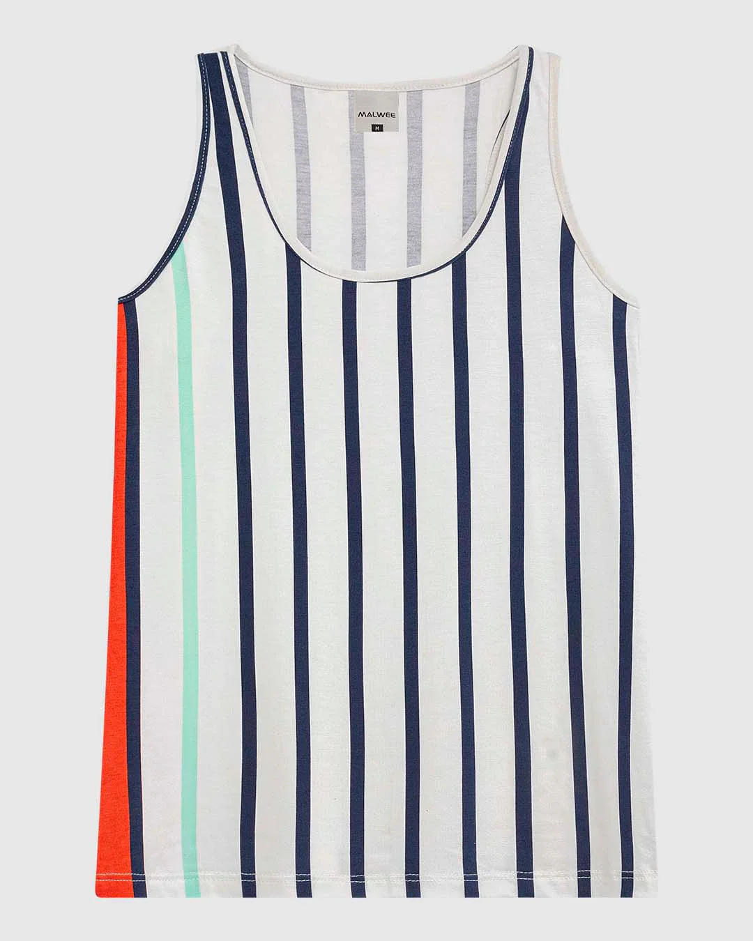 Regata Feminina Estampada Decote Redondo Em Malha Viscose Stretch