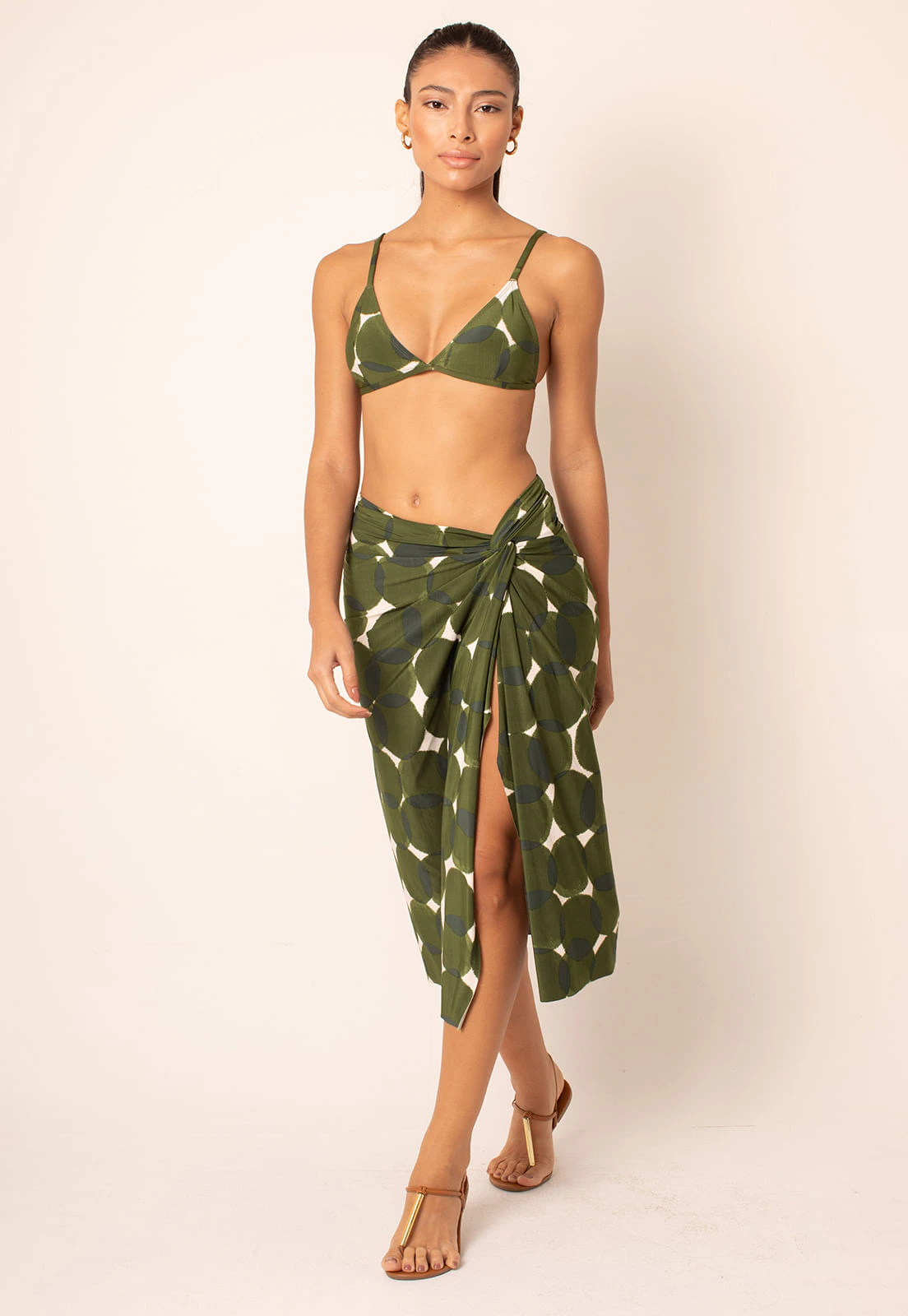 Saia Millis Power Midi com Detalhe Torcido - Bubbles