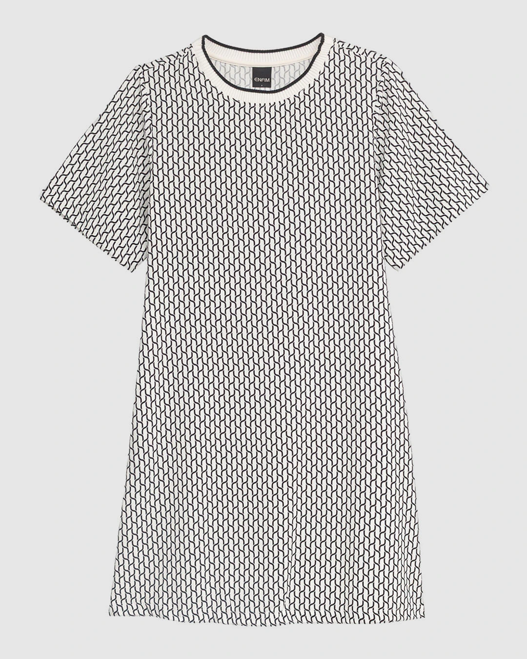 Vestido Amplo Feminino Estampa Digital Bolso Funcional Em Viscose - ENFIM