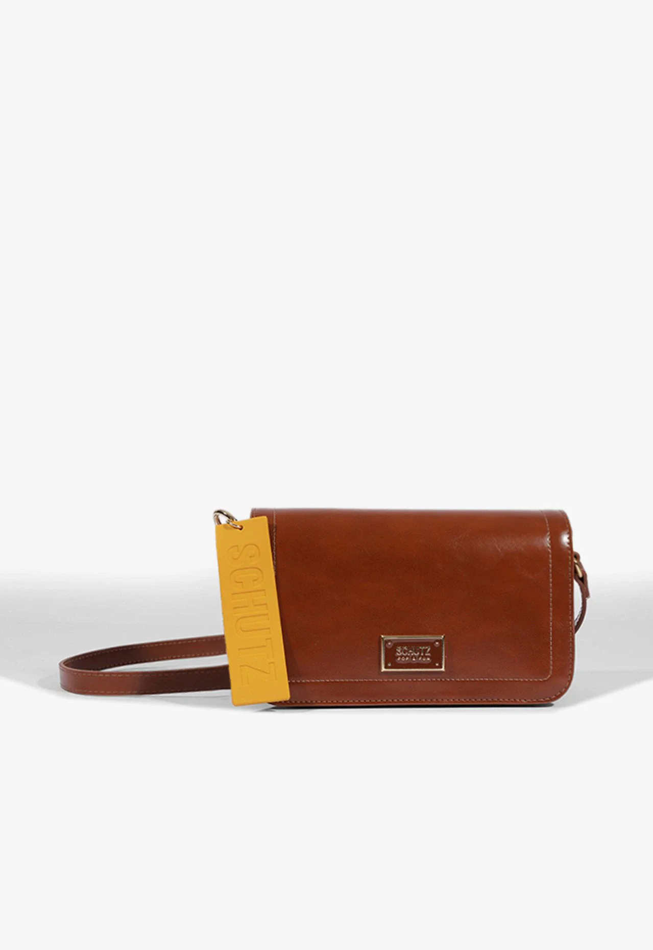 Bolsa Crossbody Pequena Marrom