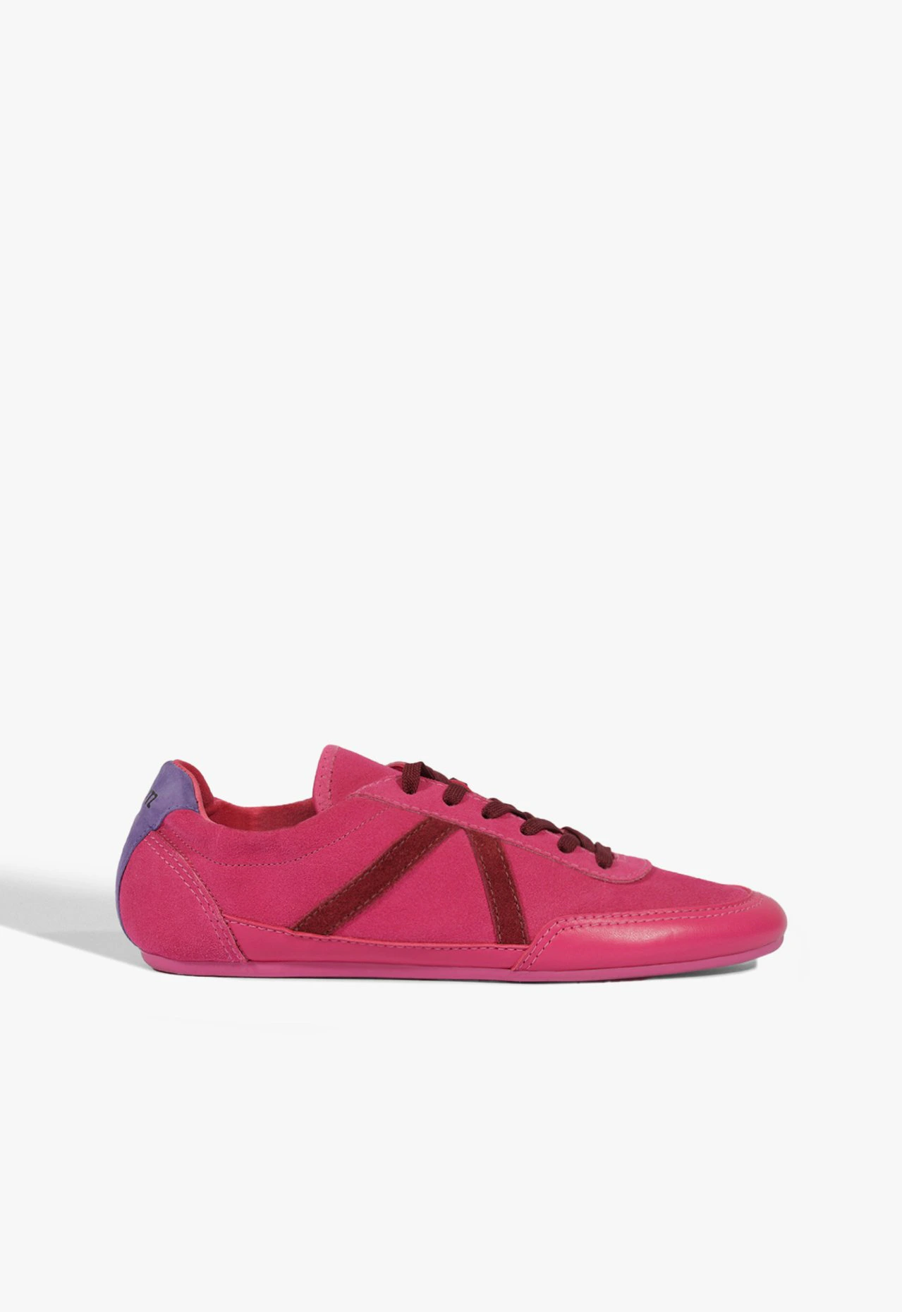 Tênis Retro 95 Couro Camurça Pink