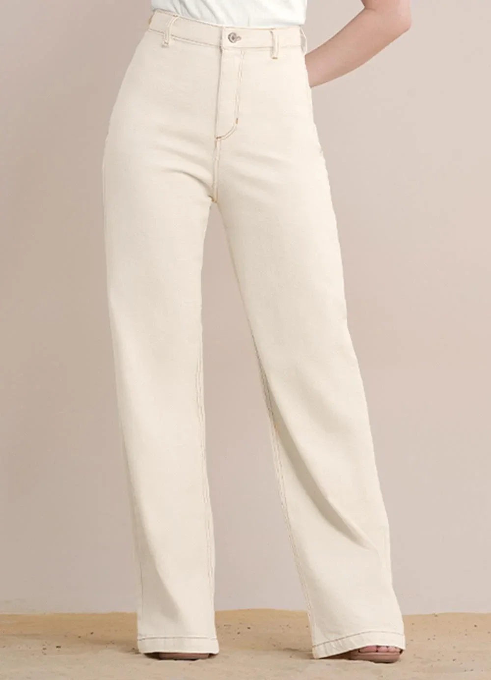 Angel - Calça Marine Bege