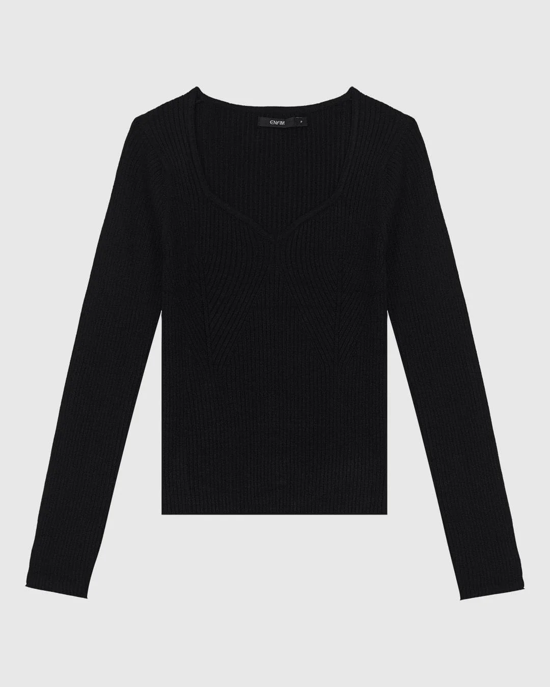 Blusa Feminina Decote Princesa Em Tricô - ENFIM