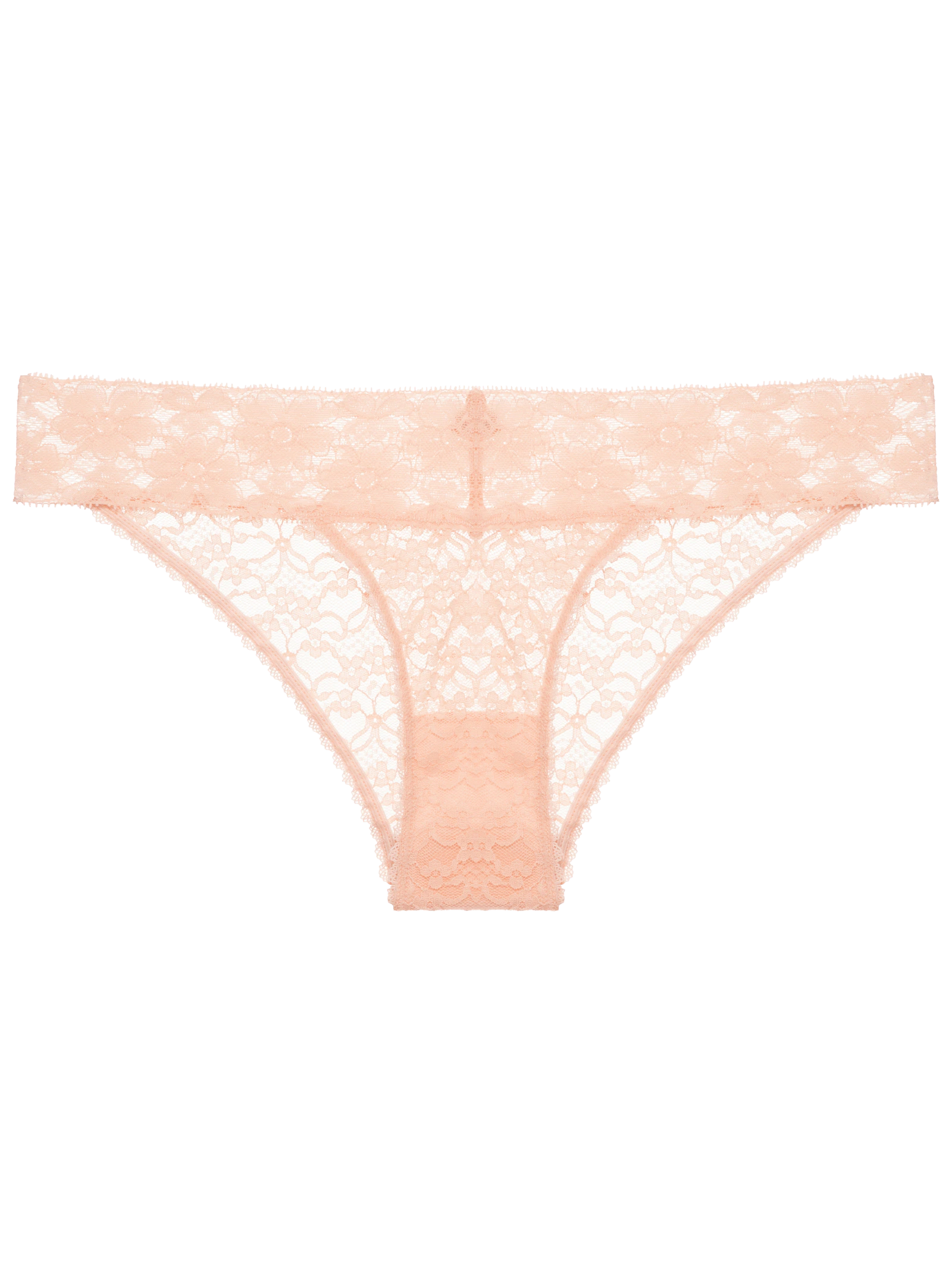 Calcinha Biquíni Renda Sweet Lace Rose Nude