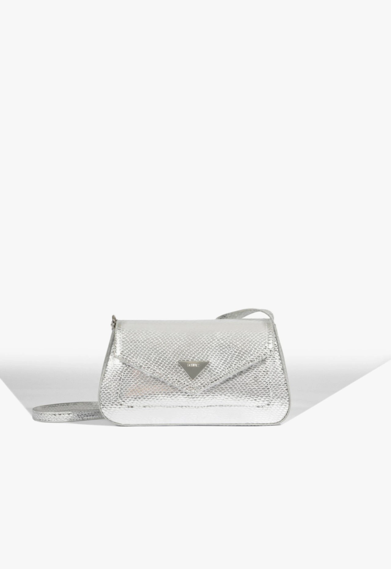Bolsa Tiracolo Liese Pequena Prata
