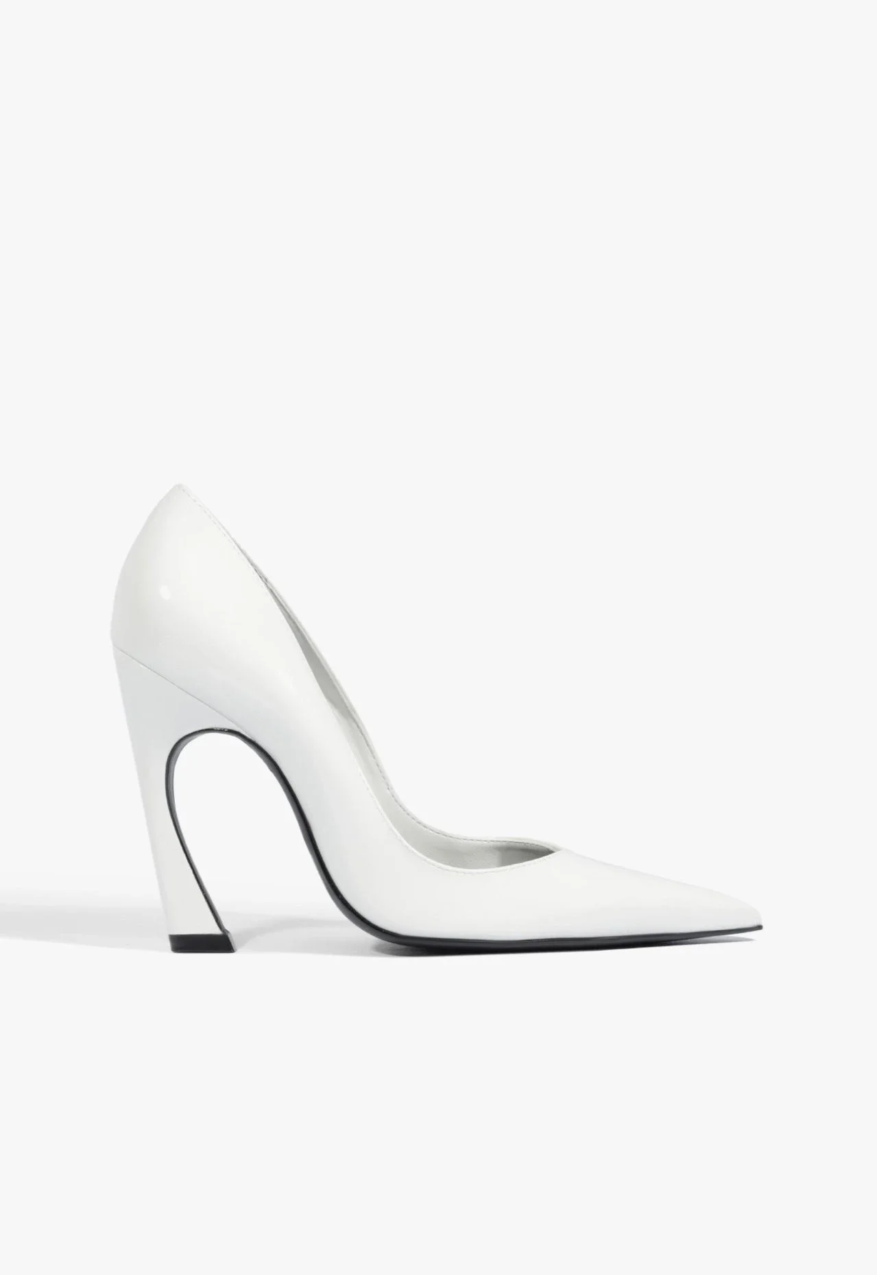 Scarpin Lexi Verniz Couro Branco