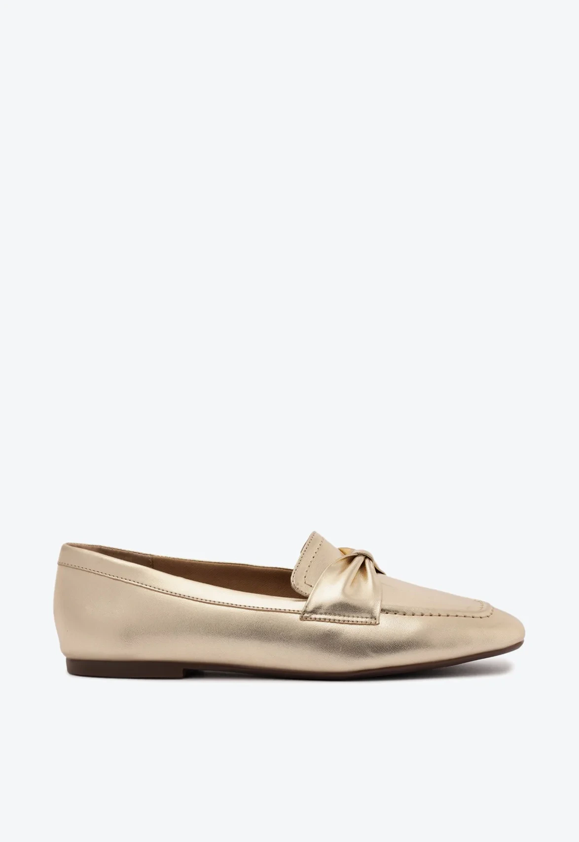 Mocassim Laço Dourado
