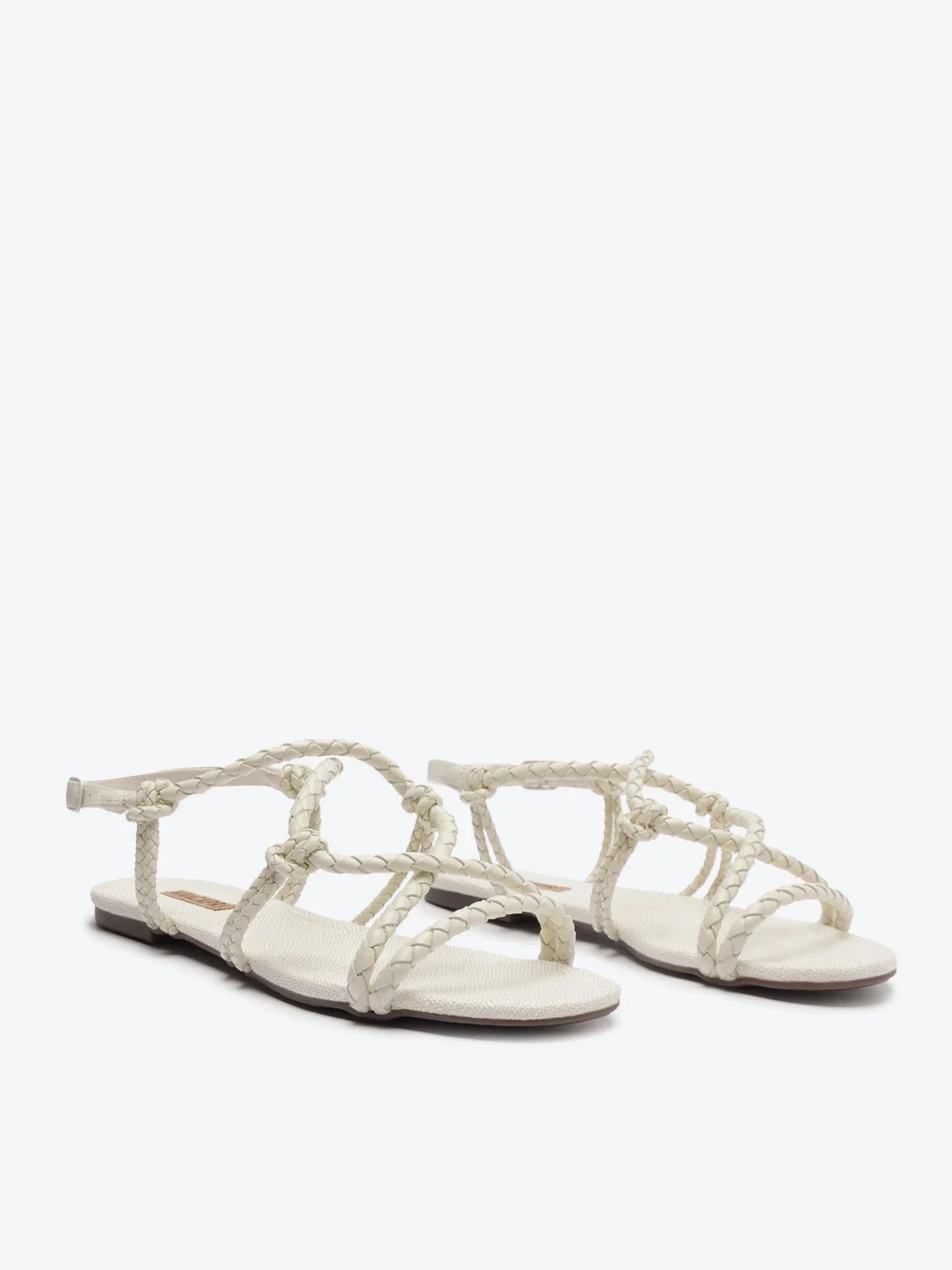 Sandália Rasteira Hobo Branca