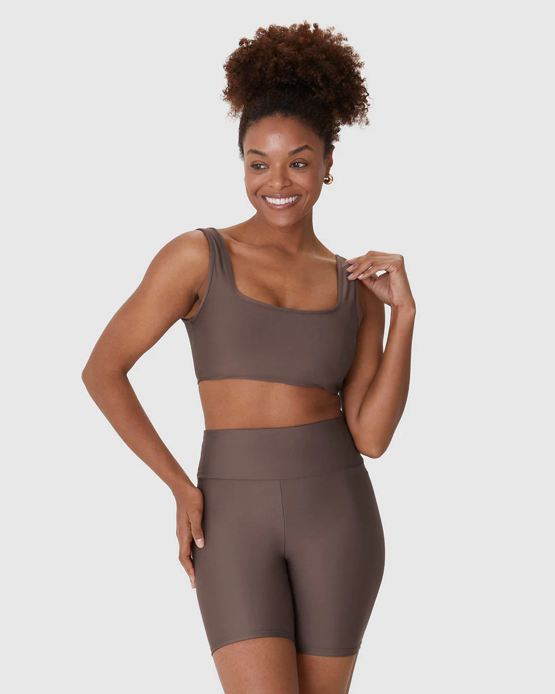 Top Regata Esportivo Decote Quadrado Bojo Removível Em Malha Stretch Malwee Active