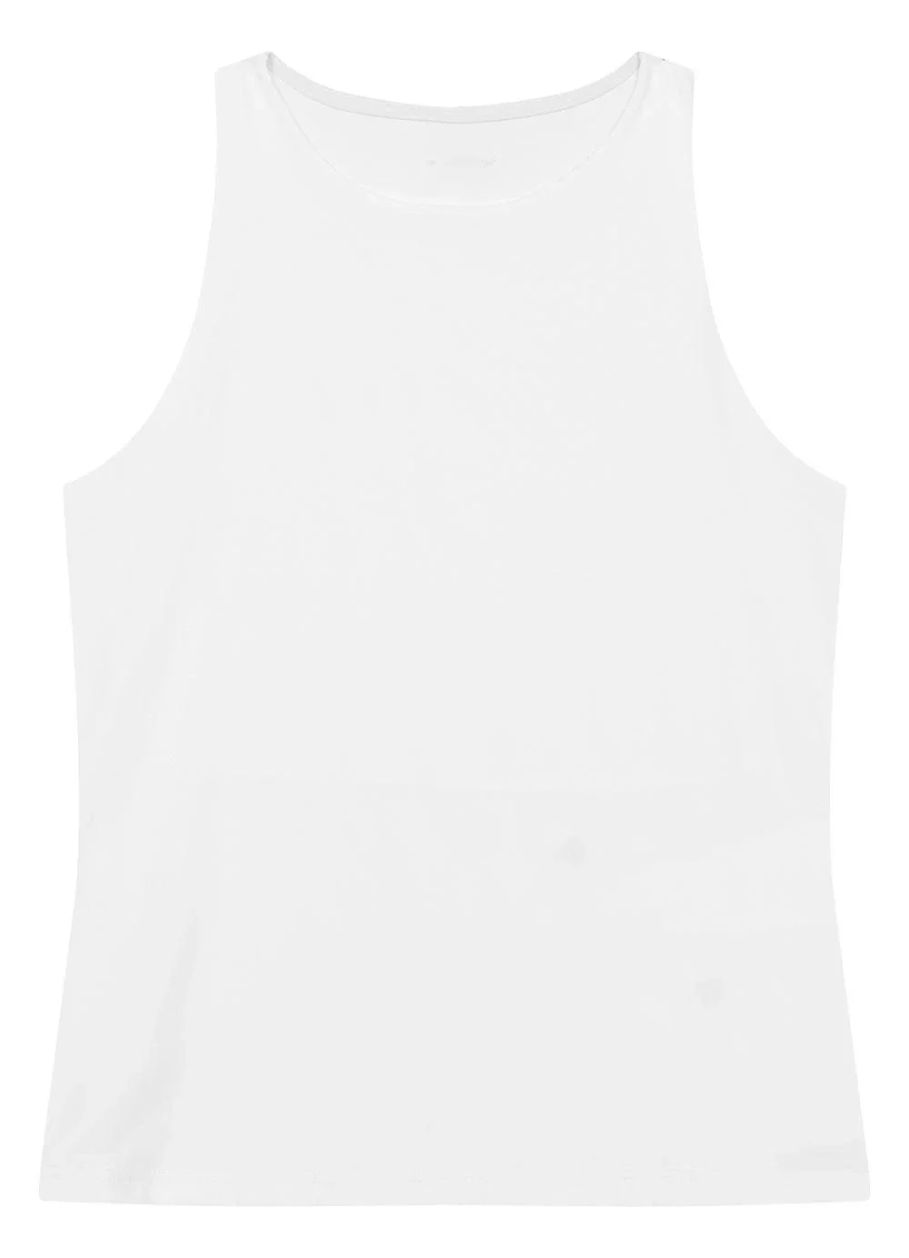Enfim - Blusa Básica em Malha Branco