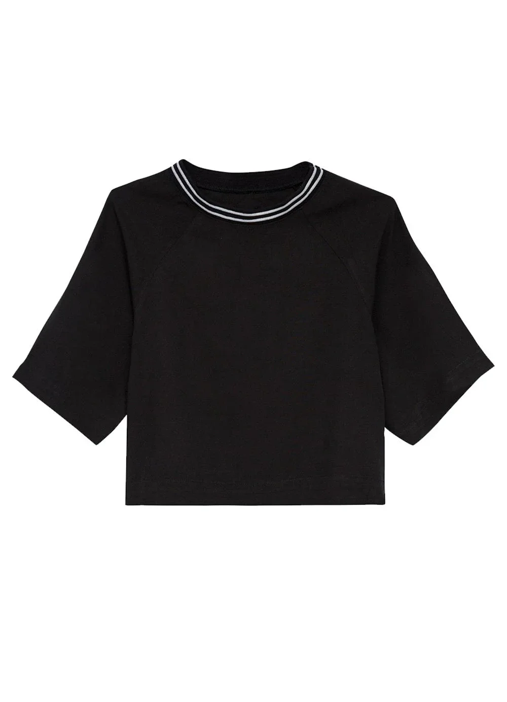 Enfim - Blusa Box em Viscose Preto