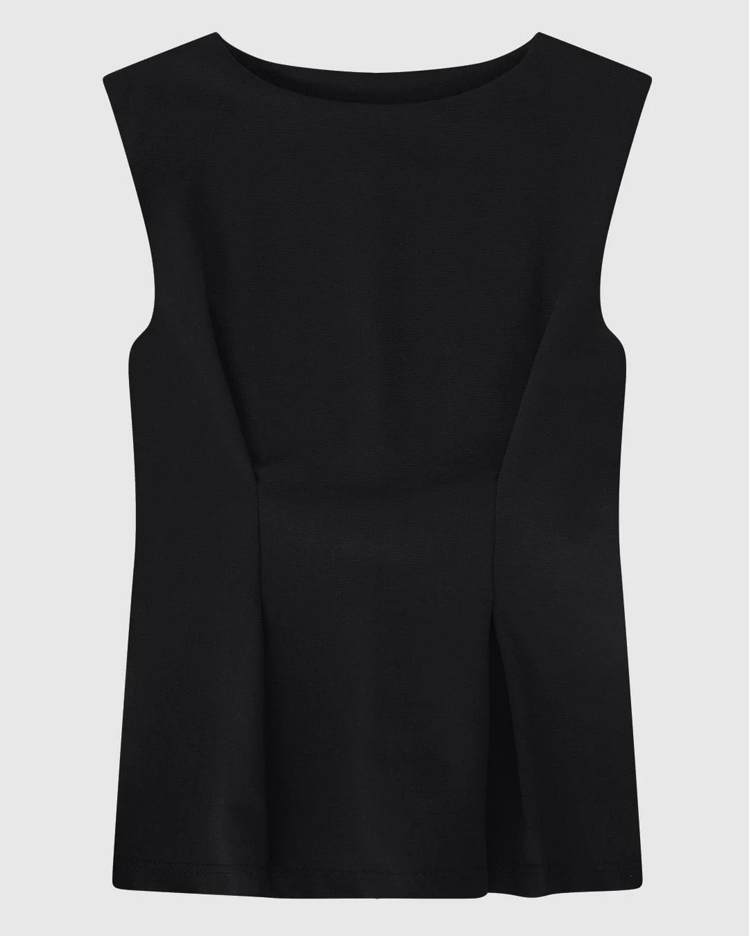 Blusa Feminina Peplum Sem Manga Em Malha Interlock - ENFIM
