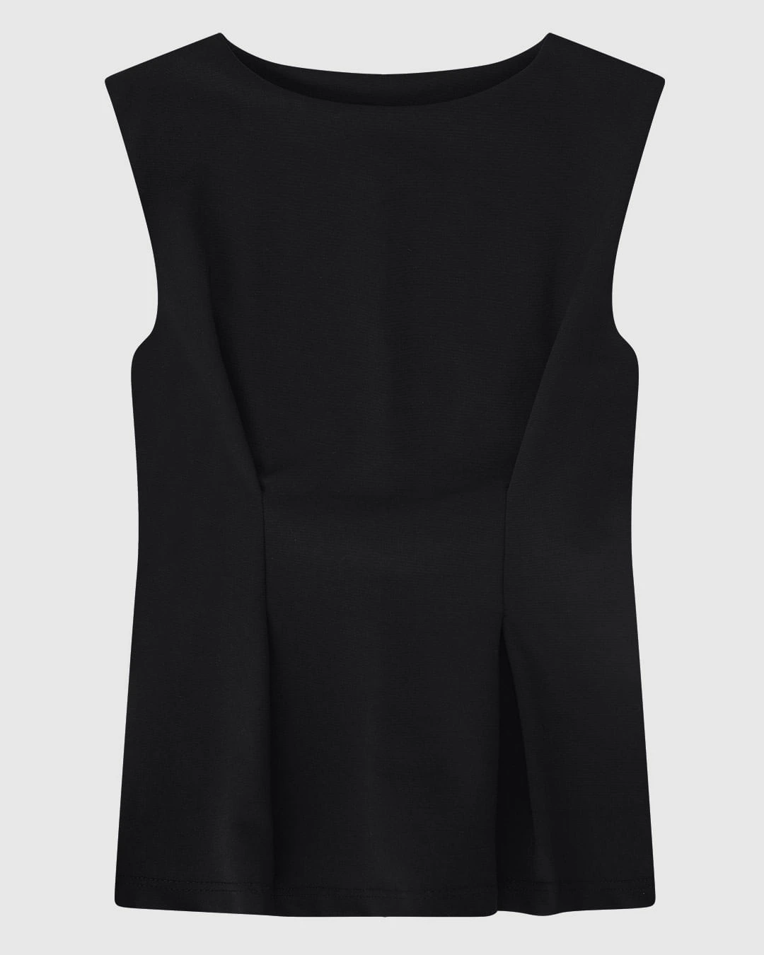 Blusa Feminina Peplum Sem Manga Em Malha Interlock - ENFIM