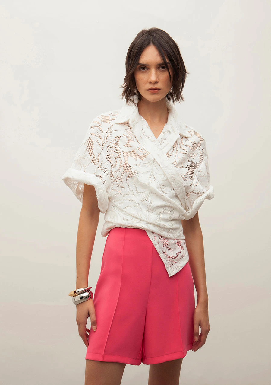 Shorts Iódice Reto Alta Rosa