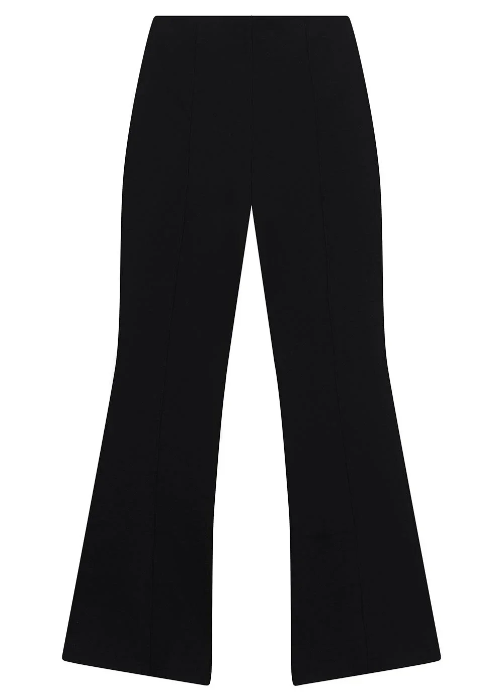 Enfim - Calça Bootcut em Malha Preto