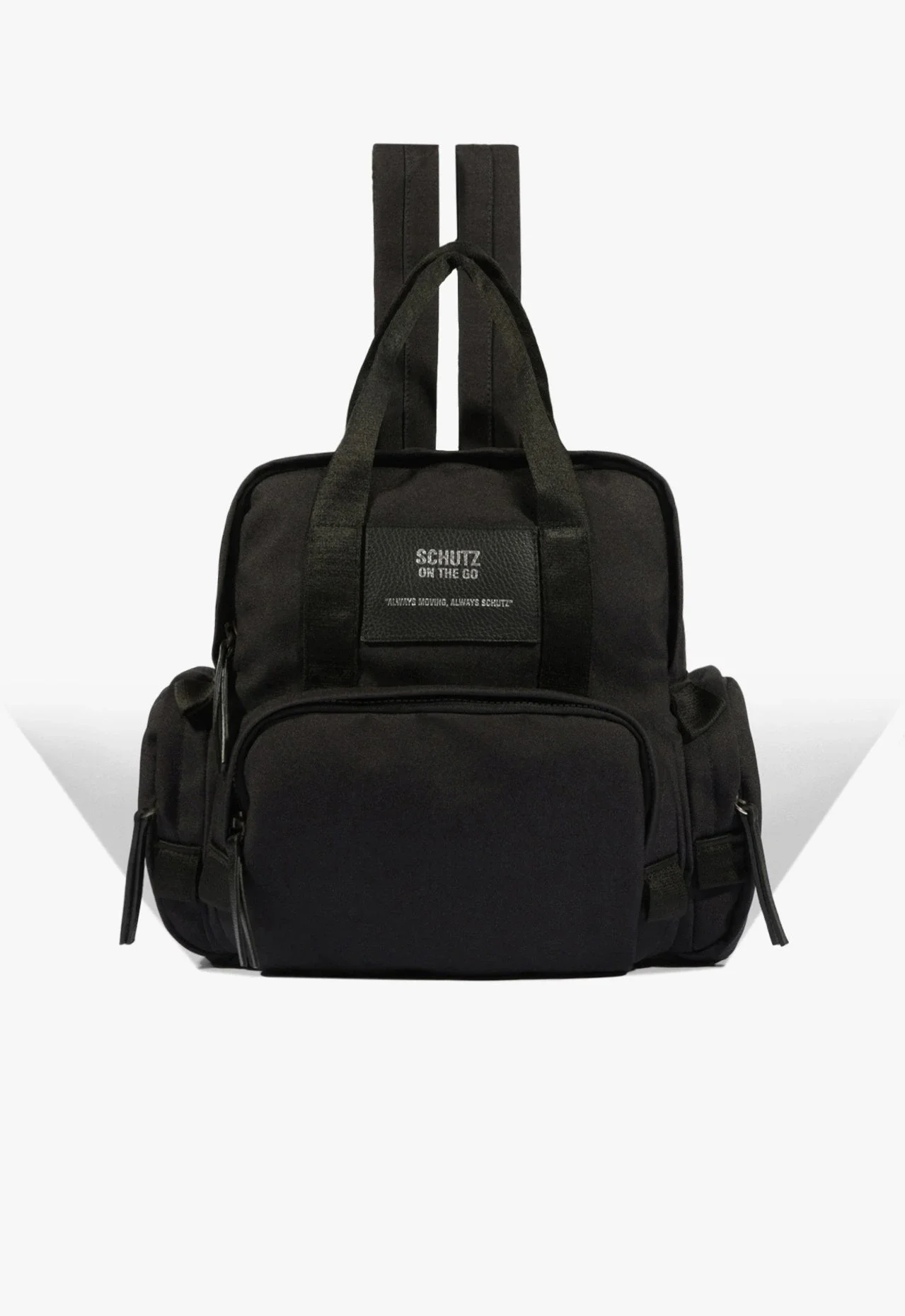 Mochila Schutz Travel Lona Preta