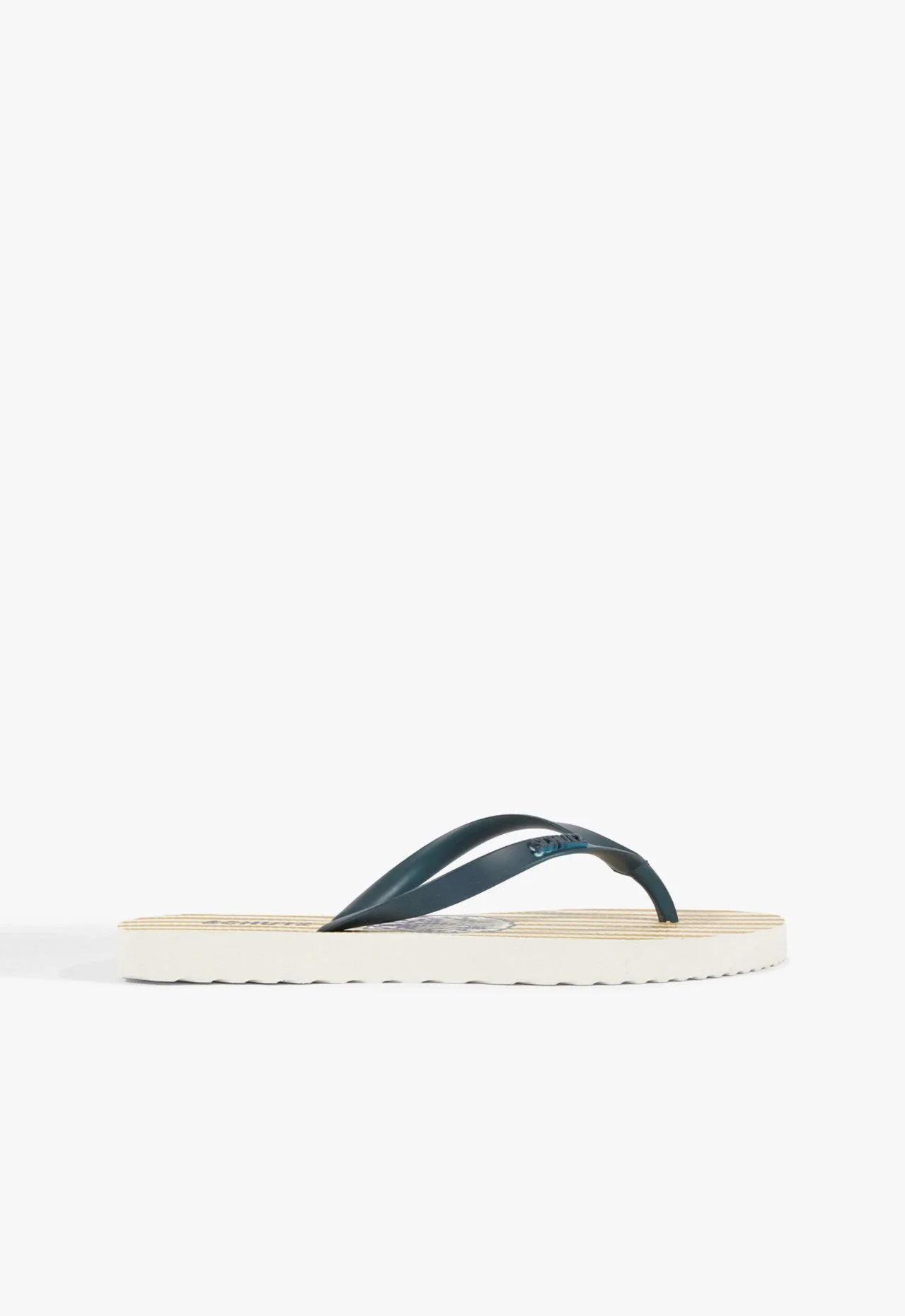 Chinelo Bico Redondo Jelly Azul