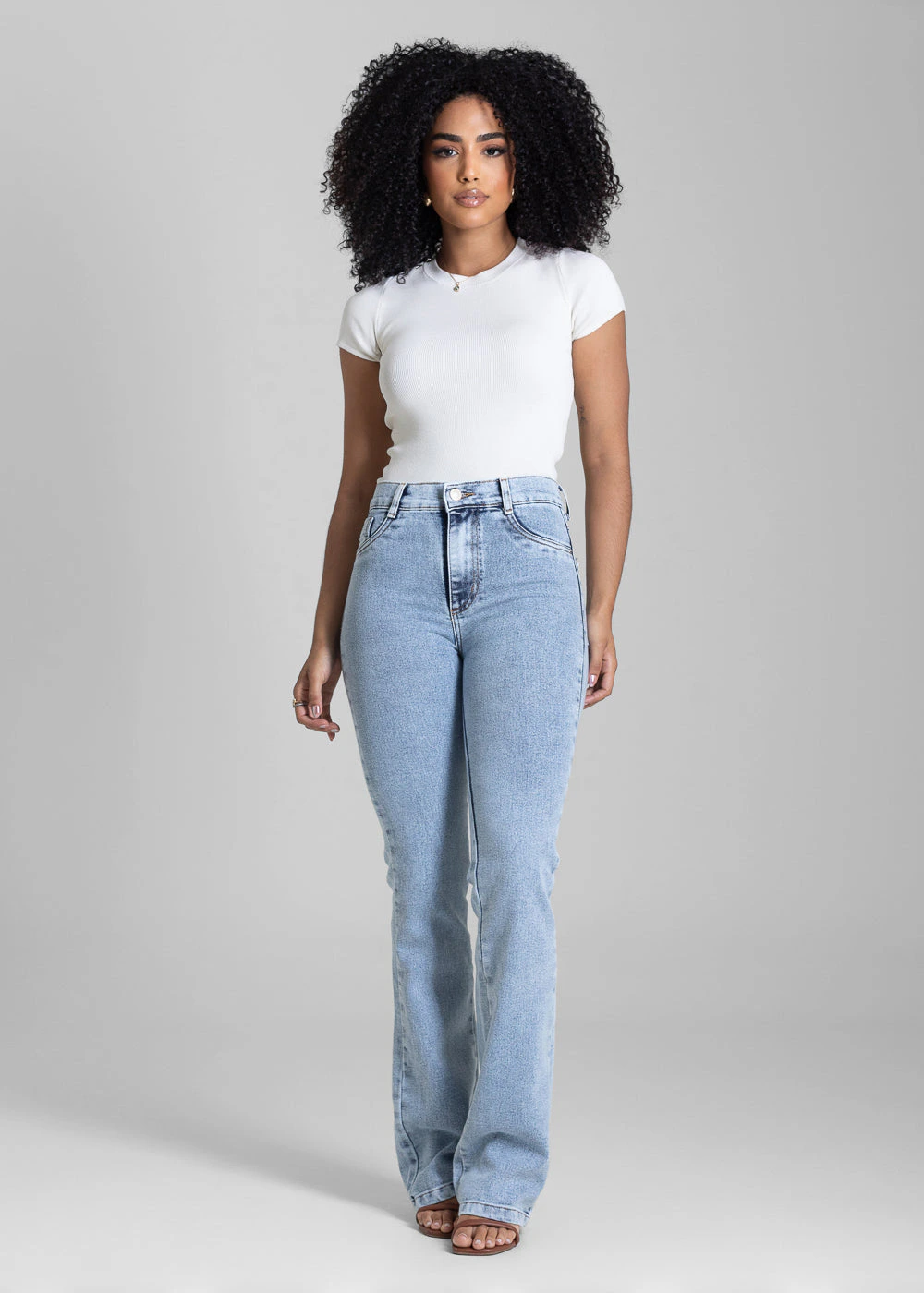 Calça Jeans Sawary Boot Cut - 283302 AZUL