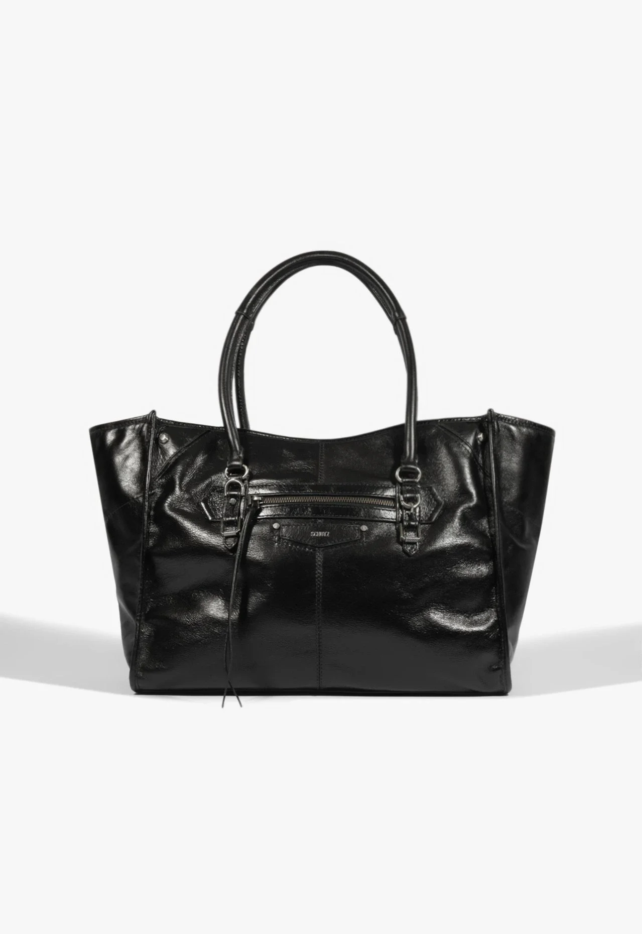 Bolsa Shopping Skylar Grande Couro Preta