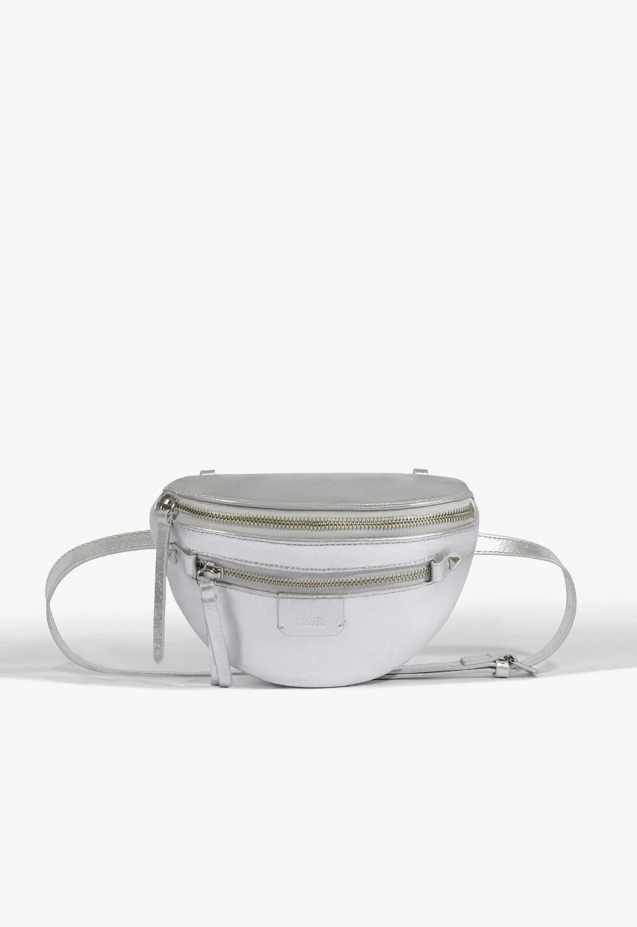 Pochete Aurora Couro Prata