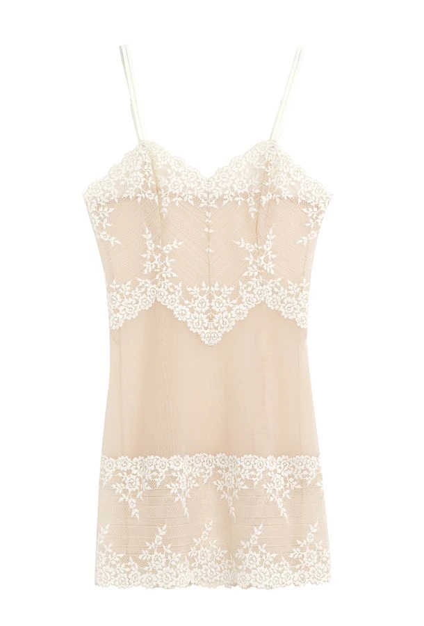 Camisola Curta Renda Embrace Lace Wacoal Nude
