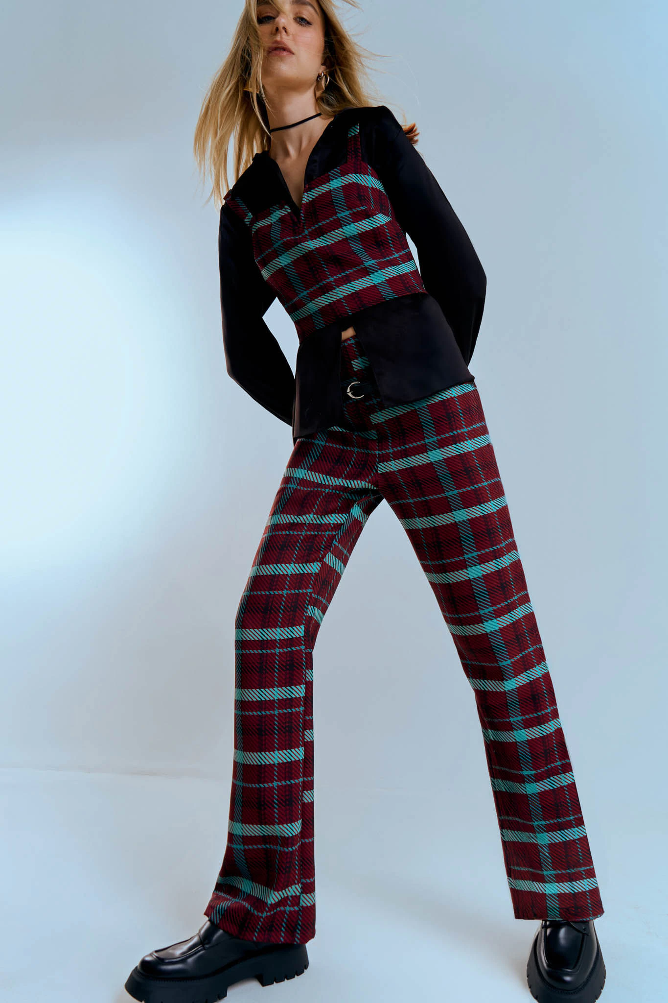 Calça Zinco Boot Cut Alta Bordo