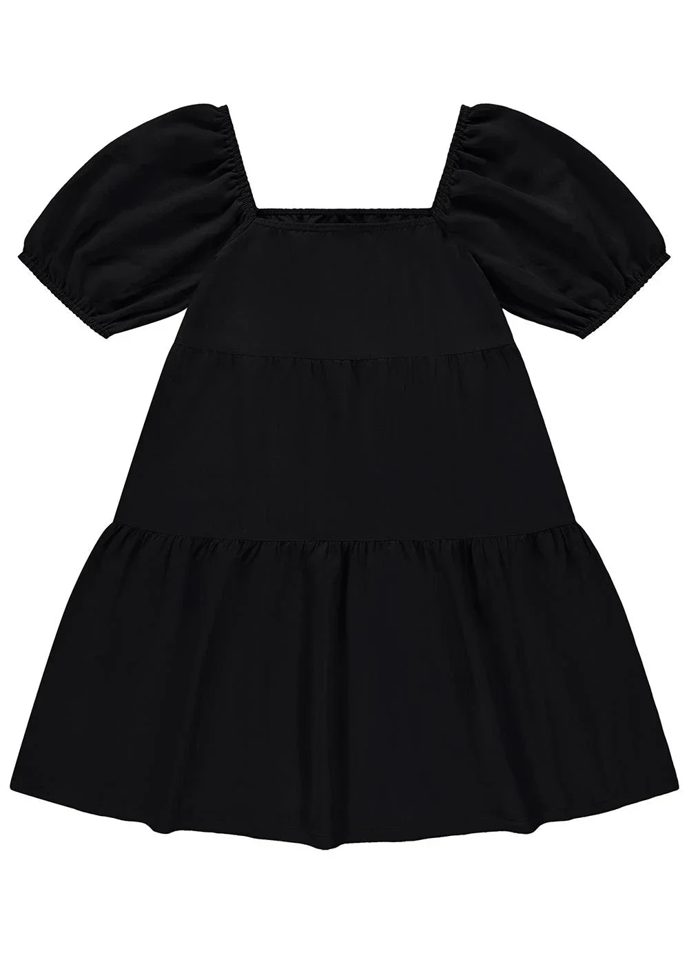 Enfim - Vestido Preto Curto Marias