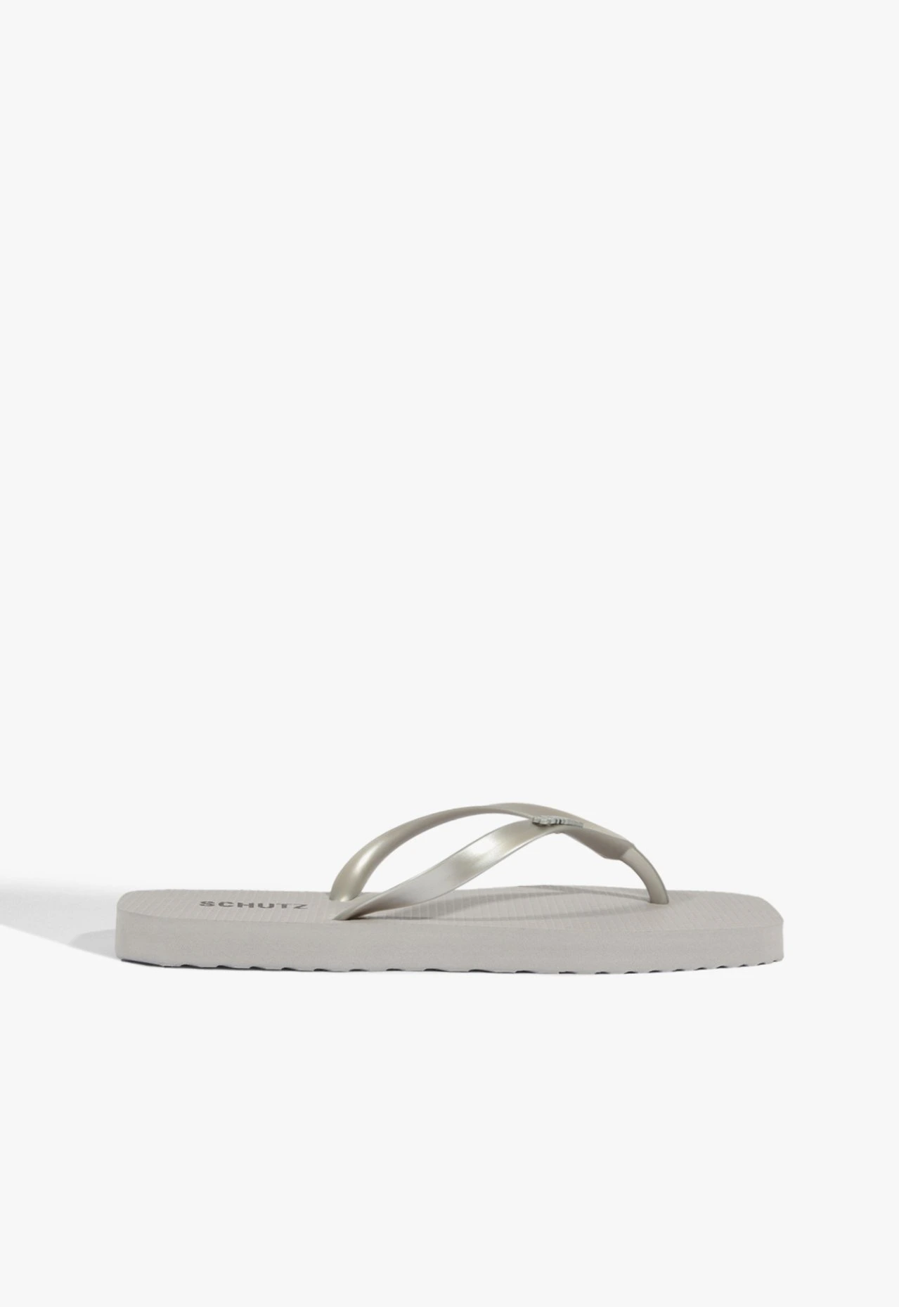 Chinelo Schutz Classic Prata