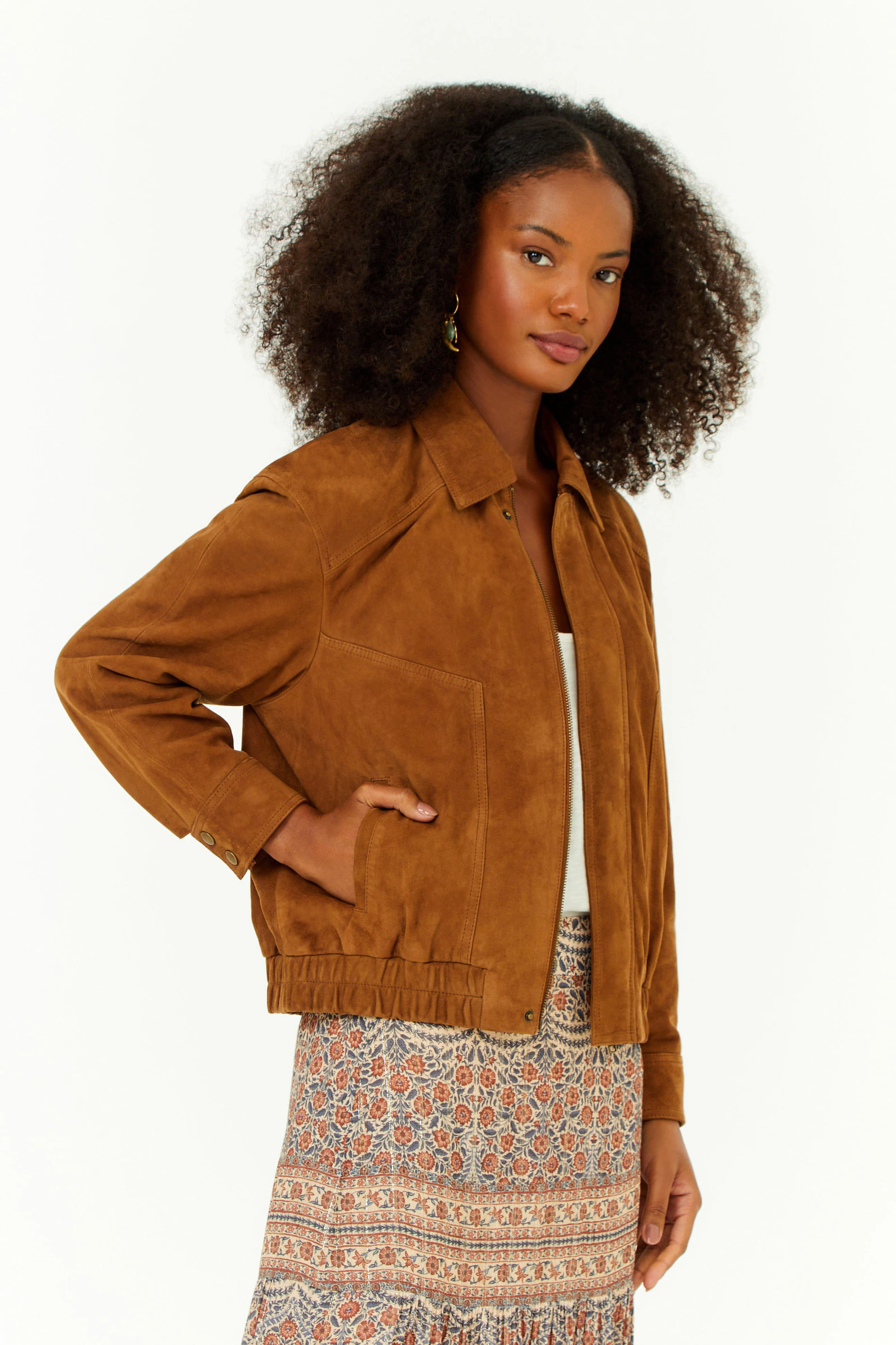 Jaqueta Bomber Chamois