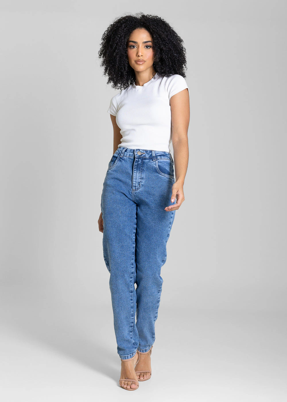 Calça Jeans Sawary Mom - 283362 AZUL