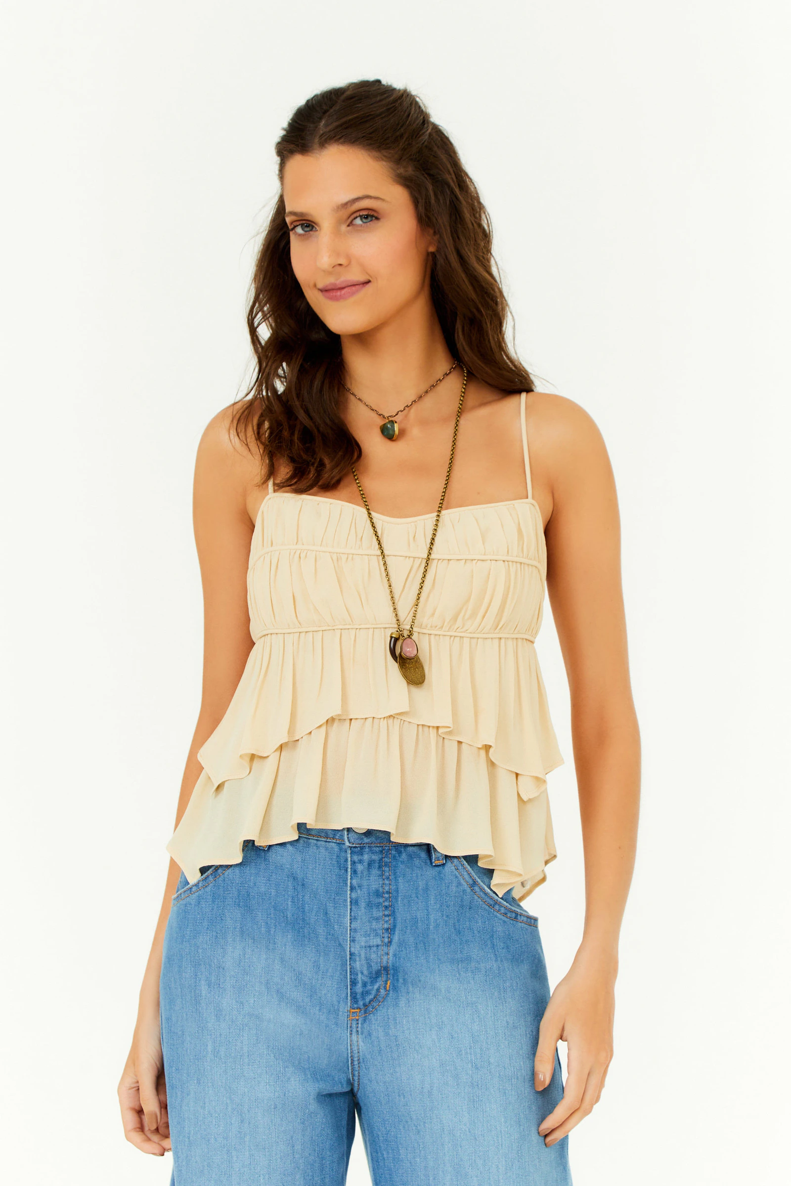 Blusa Alça Ggt Camadas