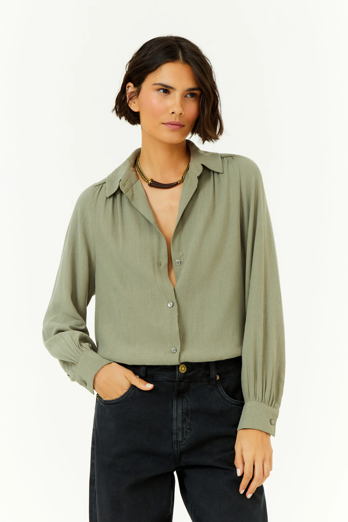 Camisa Pala Franzida