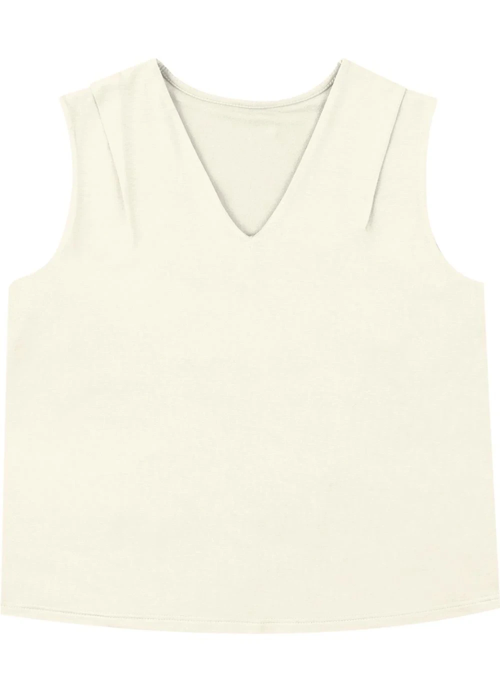 Malwee - Blusa Ampla em Moletinho Off White