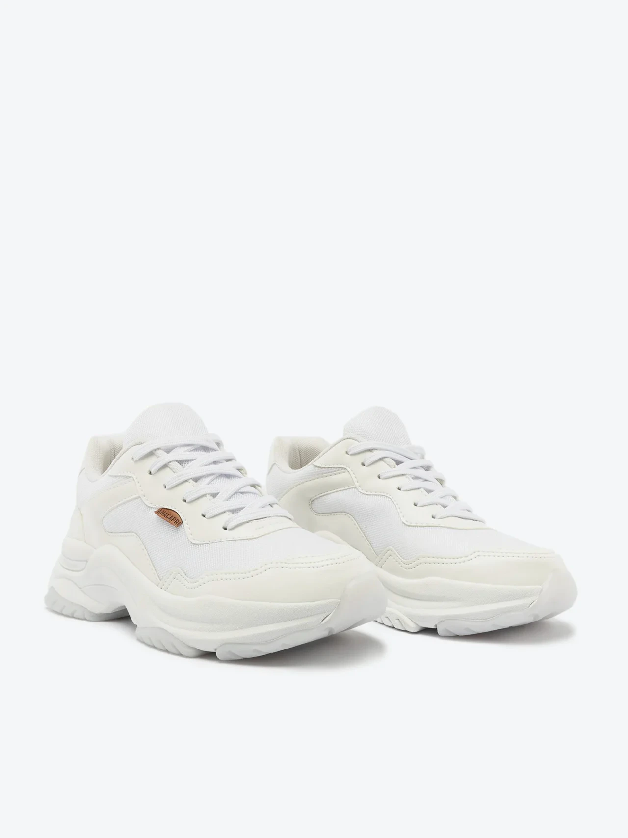 Tênis Chunky Branco Recortes