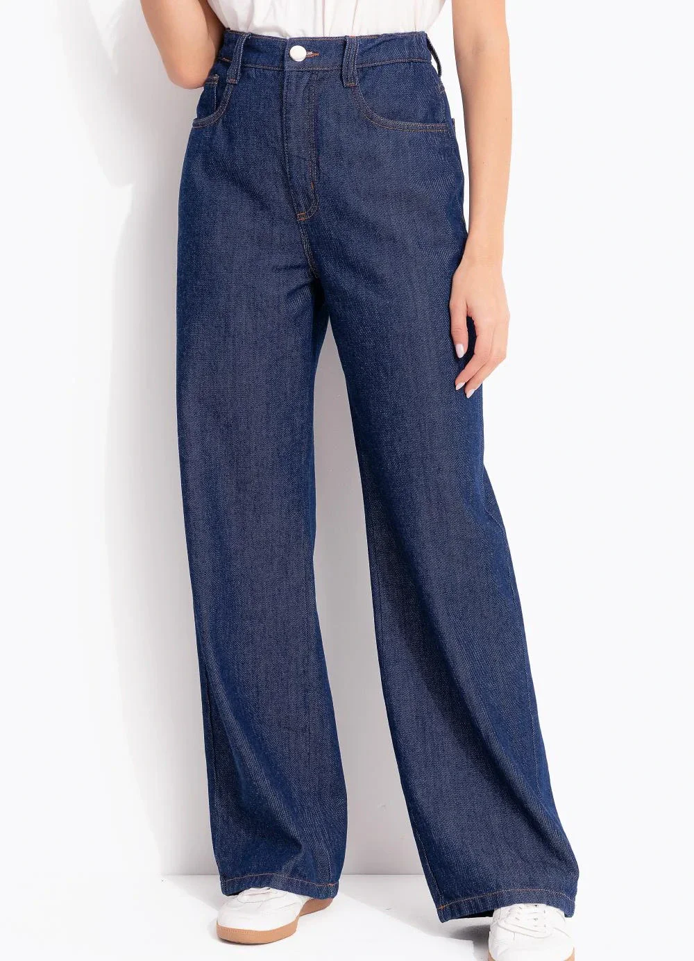 Quintess - Calça Jeans Perfeita Azul Escura