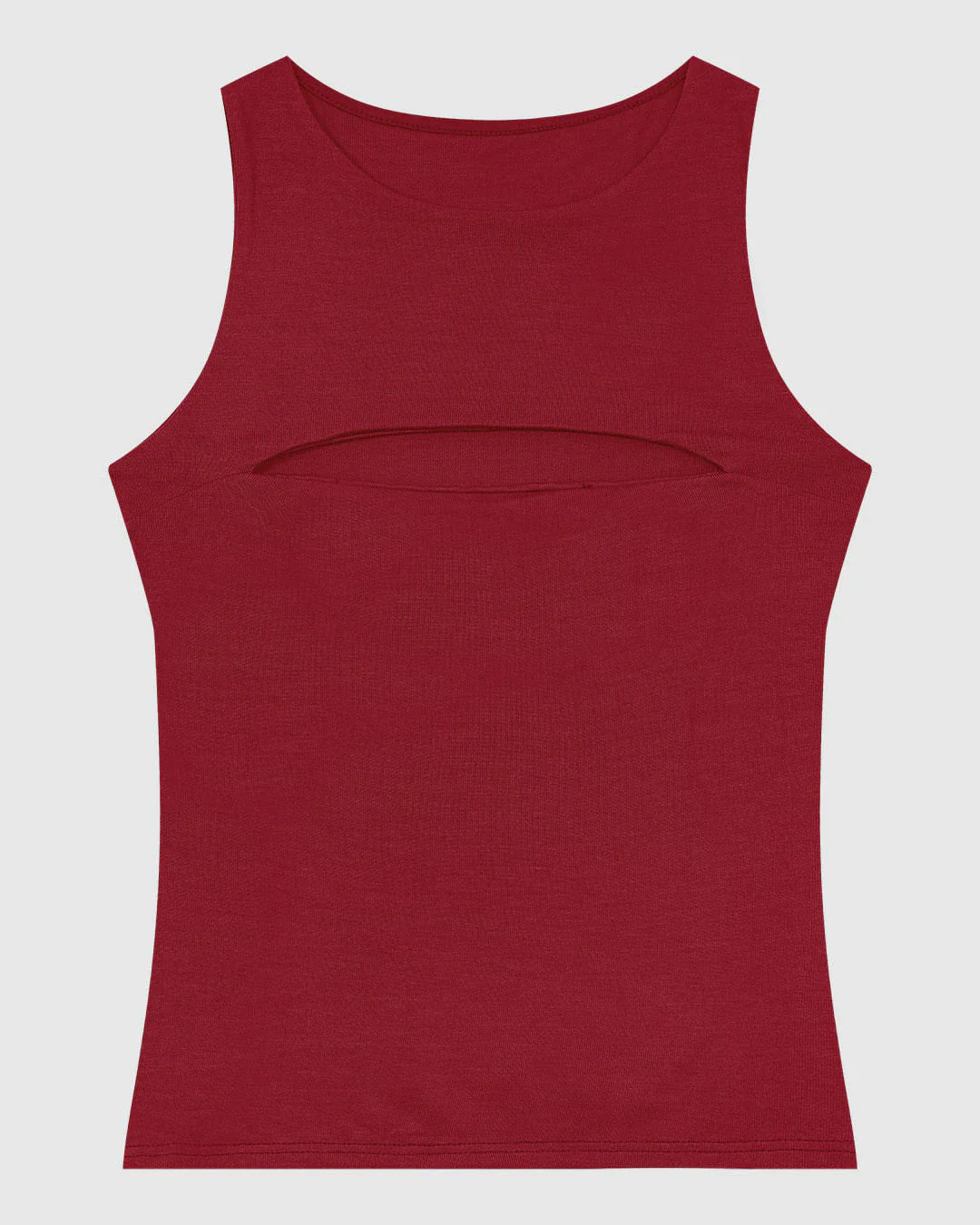 Regata Justa Feminina Detalhe Vazado Busto Em Viscose Stretch - ENFIM