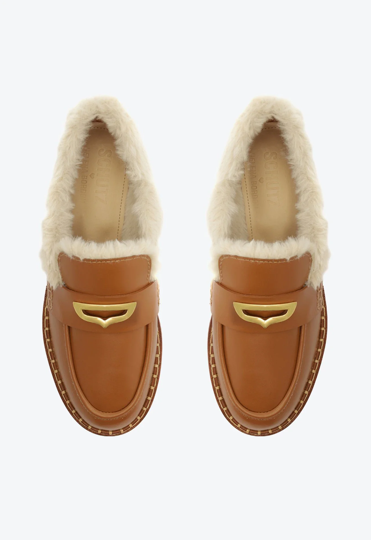 Mocassim Margô Couro Caramelo