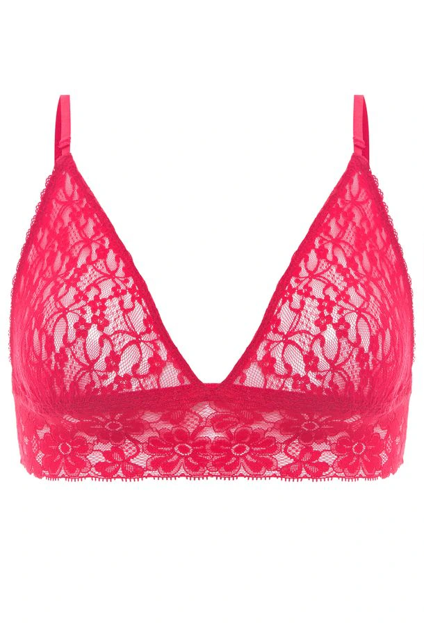 Sutiã Triângulo Renda Sweet Lace Vermelho Divino