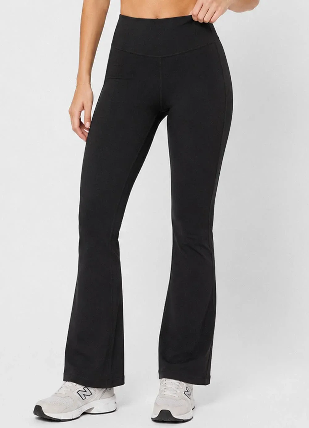 Rovitex - Calça Legging Flare Feminina Fitness Preto