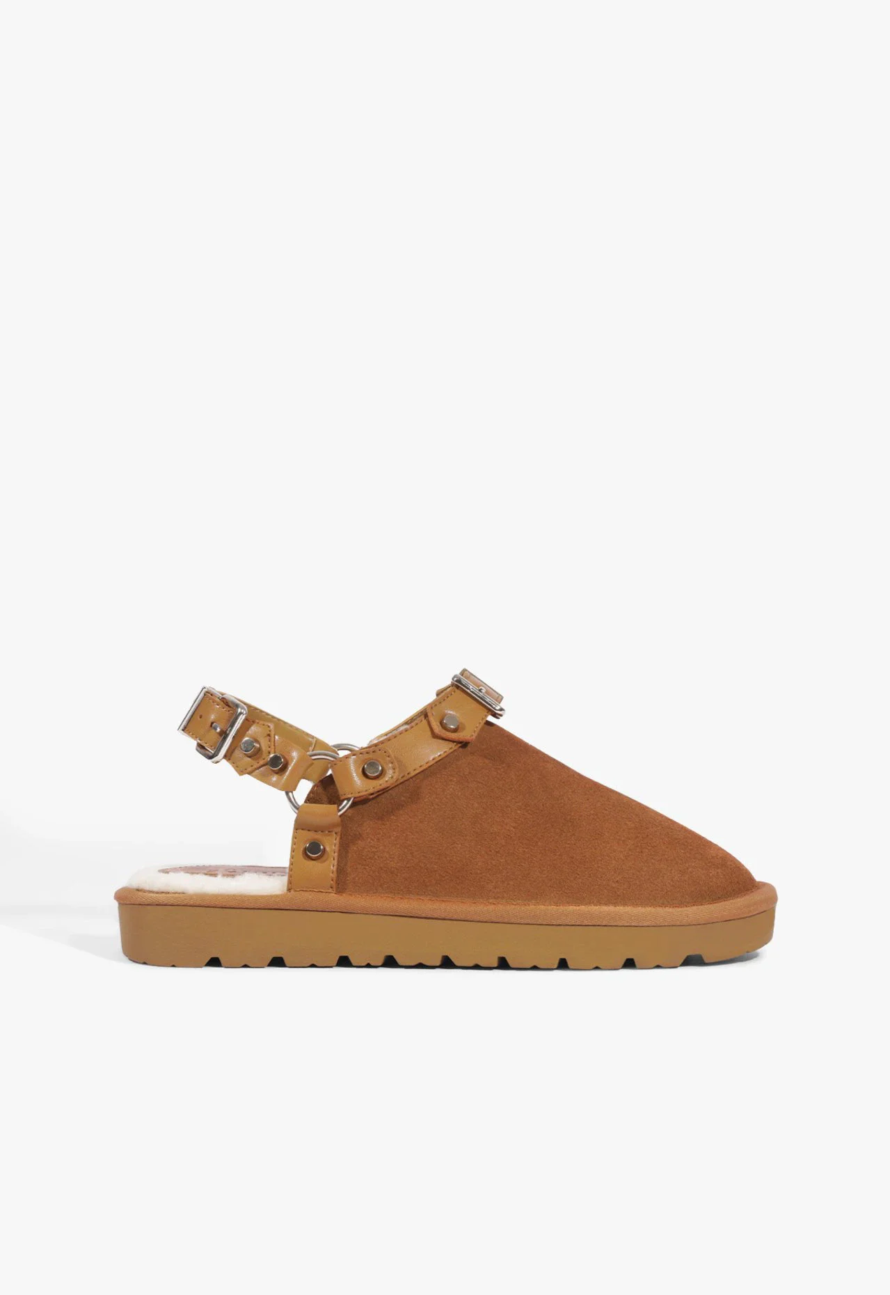 Mule Maple Couro Marrom