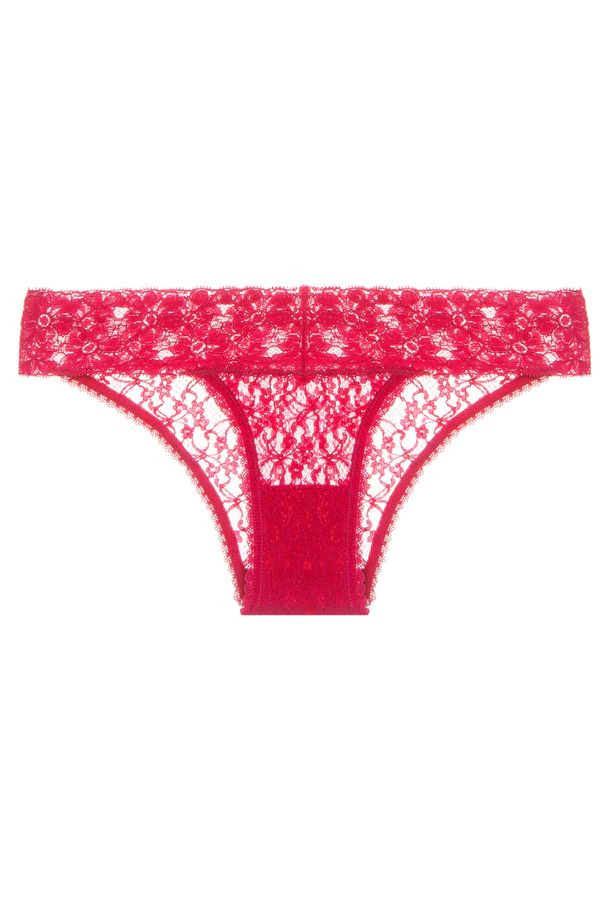 Calcinha Biquíni Renda Sweet Lace Vermelho Divino
