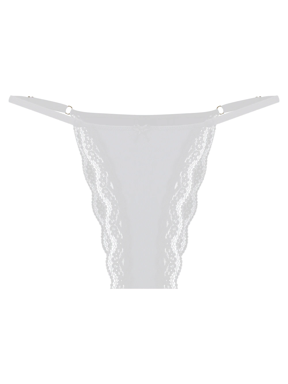 Calcinha String Regular Back Algodão Pop Colors Branco