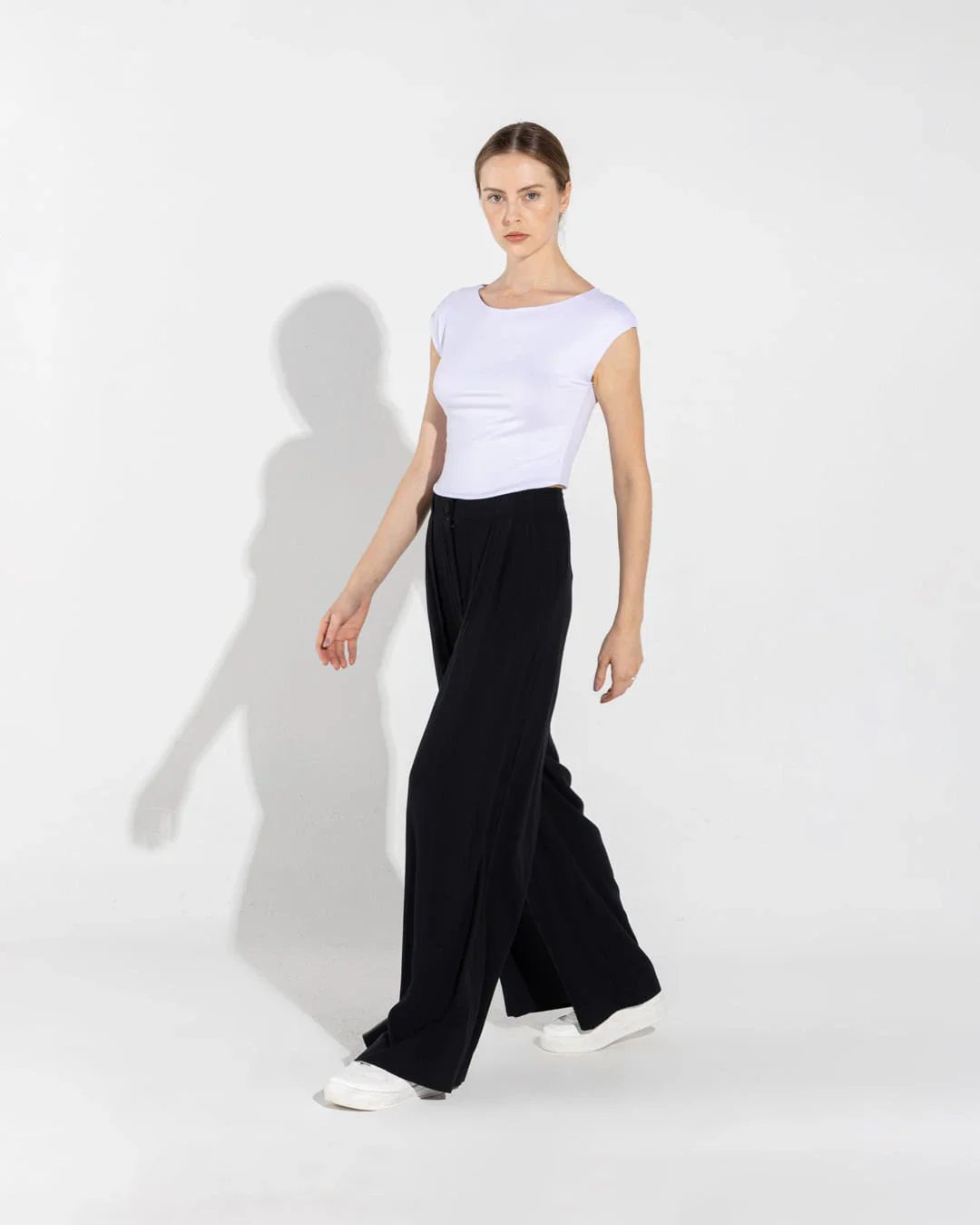 Blusa Modal Cropped Feminina