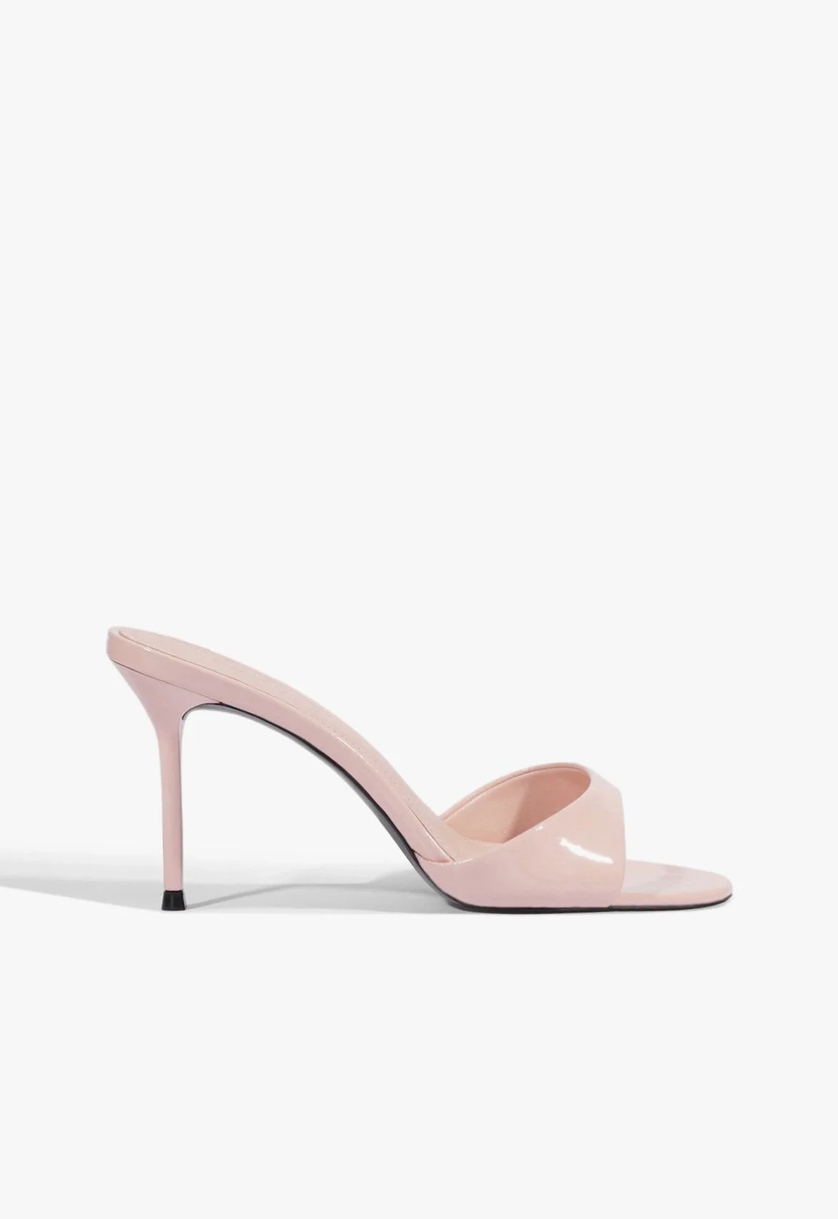 Tamanco Mule Sally Couro Rosa
