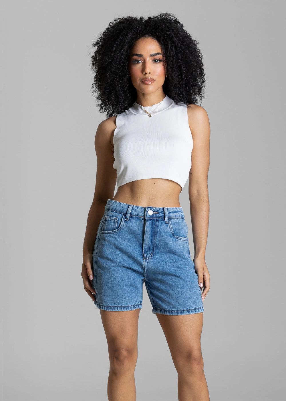 Shorts Jeans Sawary - 284217 AZUL